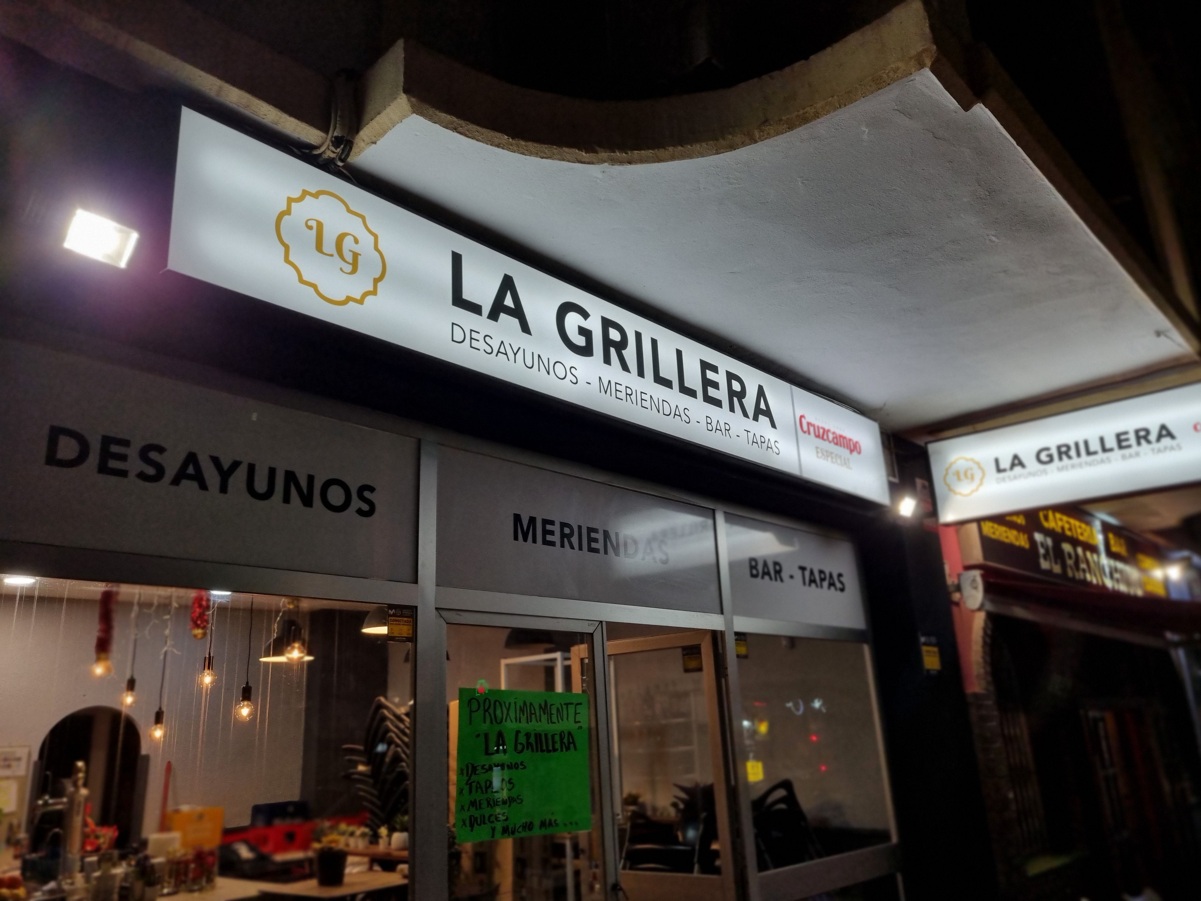 Rótulo luminoso en Málaga